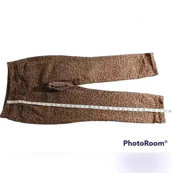 Belle Kim gravel size 2P pull on animal print jeggings - Picture 6 of 8